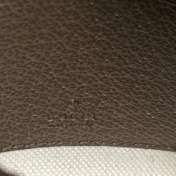 Auth GUCCI Interlocking G/GG Plus/GG Supreme 703807 Dark Brown Beige PVC Leather - Picture 13 of 15